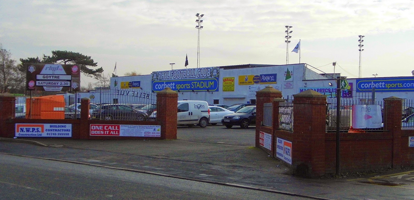 Rhyl FC’s stadium ‘Belle Vue’ set to be demolished and replaced with high rise housing development for ‘EX’ cons